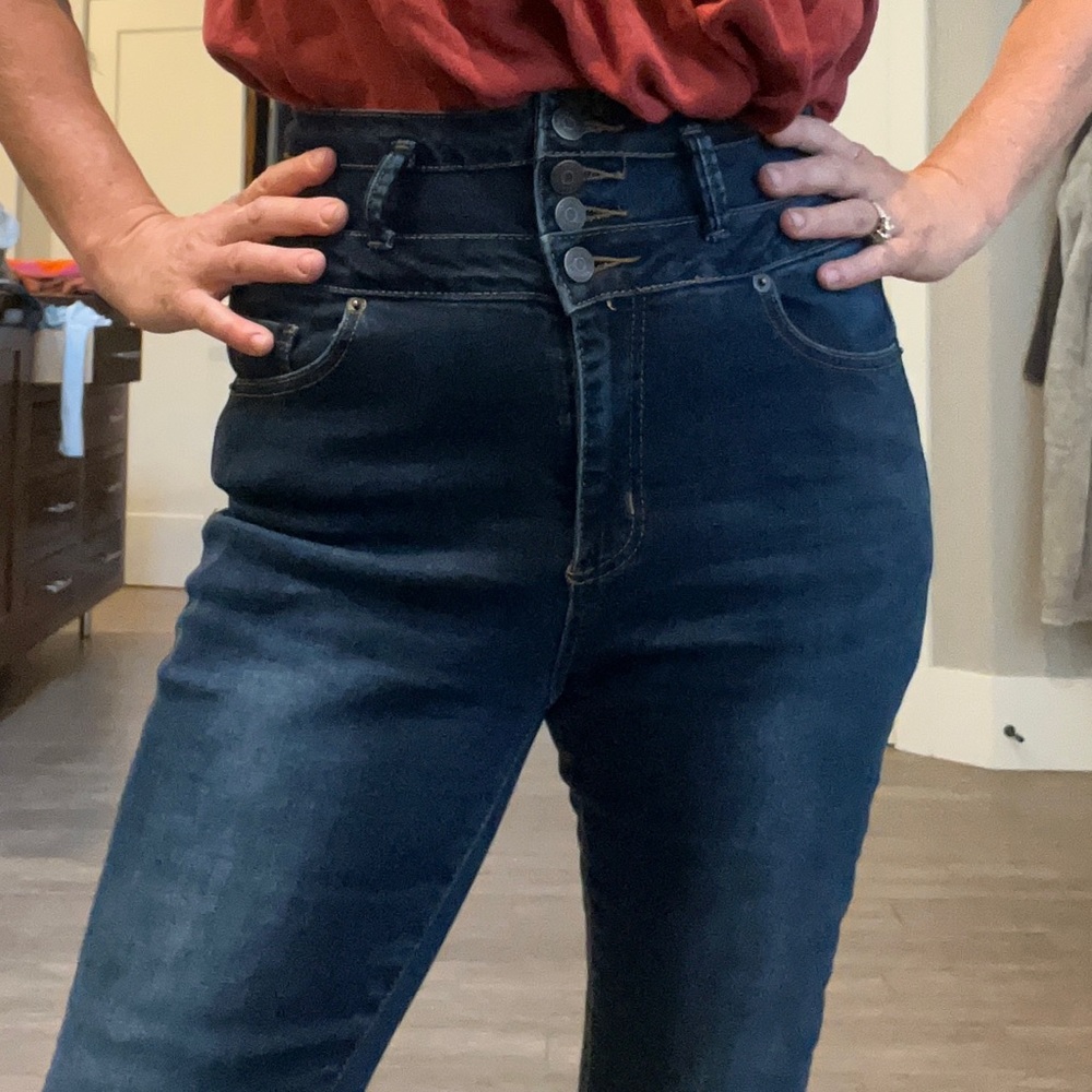 High waisted skinny Jean